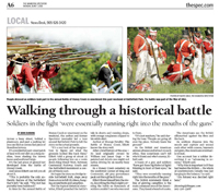 Walking through a historical battle