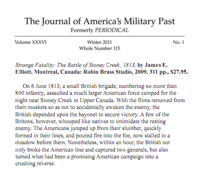 Journal of America's Military Past.